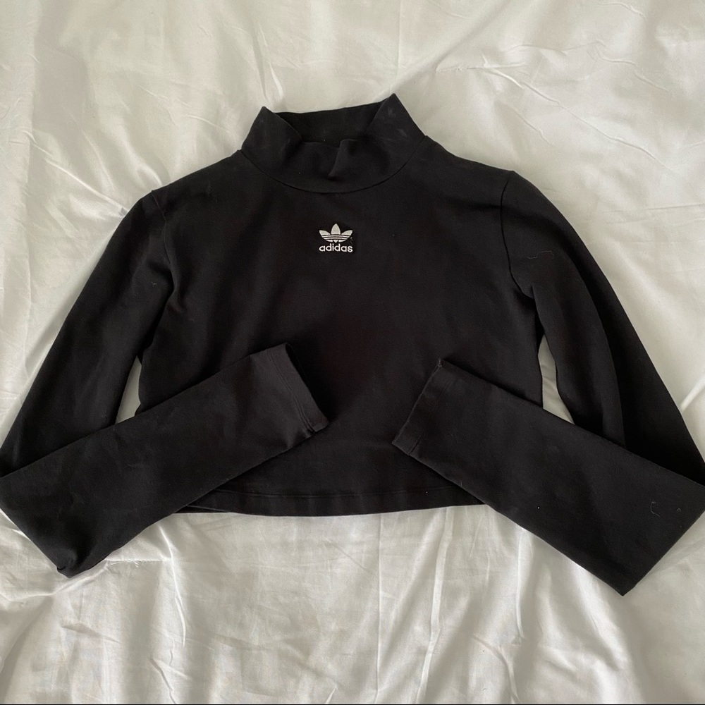 Adidas Long Sleeve Crop Top